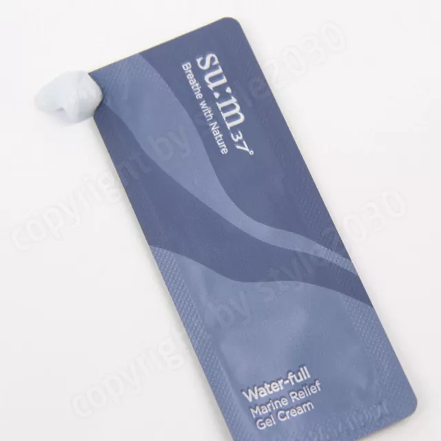 SU:M37 Water-full Marine Relief Gel Cream1ml x 50pcs (50ml) SUM37 Newest 2