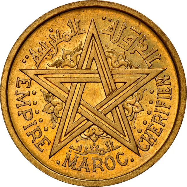 [#970377] Coin, Morocco, Mohammed V, 2 Francs, 1942/AH1361, Paris, ESSAI, MS