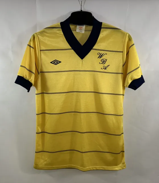 West Bromwich Albion Away Football Shirt 1982/83 Adults Medium Umbro D768