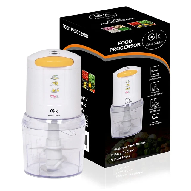 Electric Food Chopper Processor 500ml Blender Meat Fruit Vegetable Mix 300W