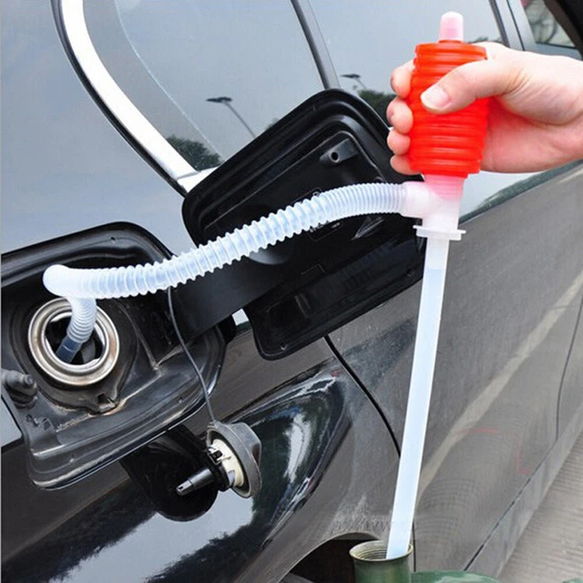 CAR MANUAL HAND Long Siphon Pump Hose Water/Oil/Gas Transfer Syphon