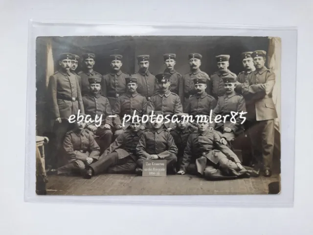 Köln 1915 Gruppe Soldaten Offizier IR Regiment 65 Erinnerung Weltkrieg