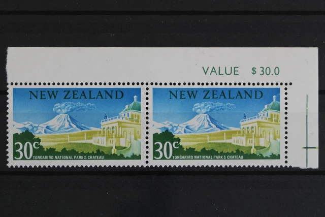 Neuseeland, MiNr. 471 Y, o. WZ, Paar, Ecke re. oben, postfrisch / MNH - 635229