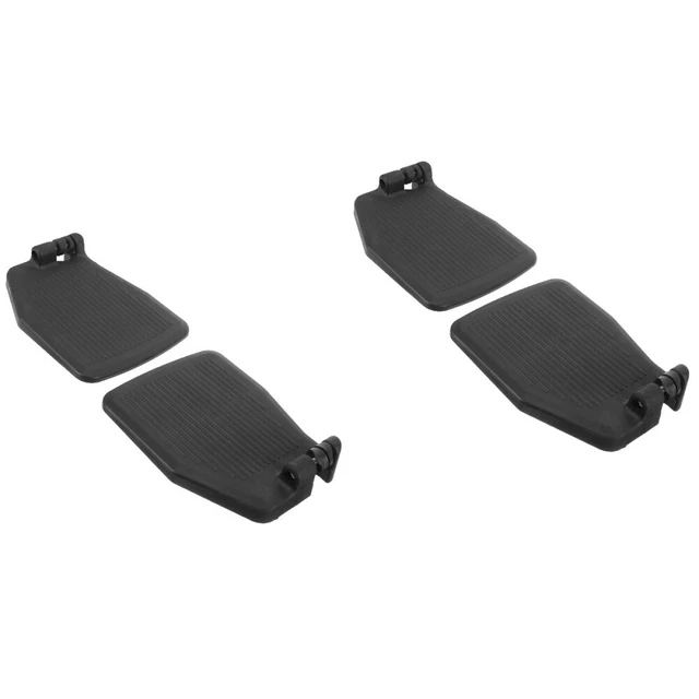 2 Pairs Fußplatten Für Rollstühle Rollstuhl Fußstütze Schwerlastrollstuhl Pedale