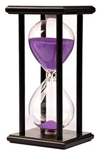 Hourglass Timer for 60 Minutes Sandglass Timer for Kitchen Living Room Home