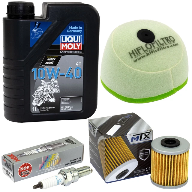 Filtros De Aceite Para Motocicletas Suzuki - Compatible Con RMZ250, RMZ450, RMX450Z - Pack De 4 Unidades - Diámetro 41 Mm, Altura 130 Mm