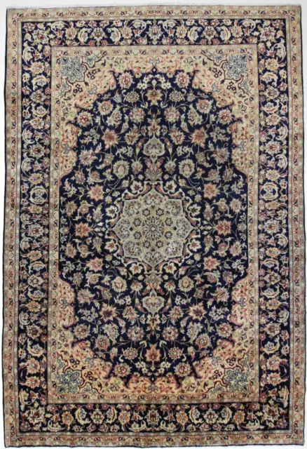 Original handgeknüpfter Perserteppich 329x224 Orientteppich Isfahan
