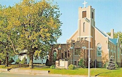 Cumberland Wisconsin~Augustana Lutheran Church-L C A-Second Avenue ~ Postcard