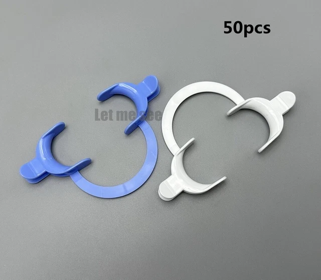 50pcs Dental C-Type Mouth Gag Dental Orthodontic Cheek Retractor Mouth Openers