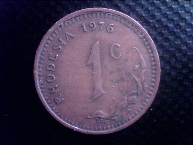 Rhodesia    1 Cent   1976 Dec09