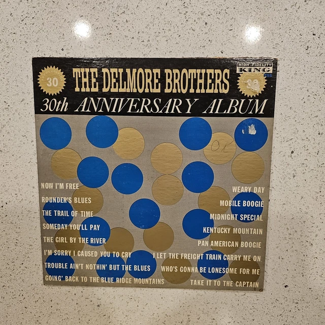 THE DELMORE BROTHERS - 30th Anniversary Album - KING 785 VG+/M- Mono £ ...