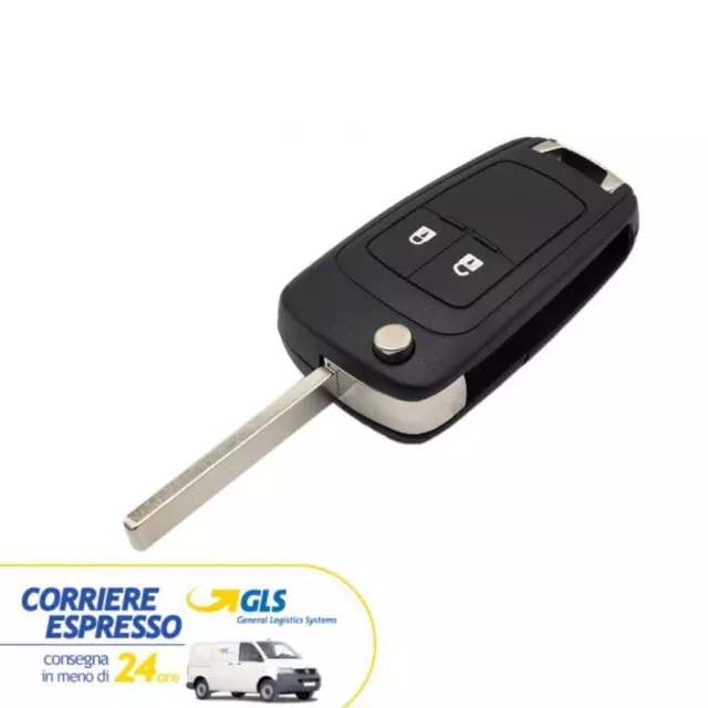 Guscio Chiave Cover Telecomando Tutti Modelli Compatibile Per Chevrolet 2 Tasti 3