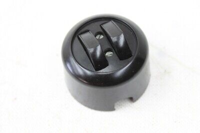 Old Toggle Switch Bakelite Light Switch Round Exposed Series Switch Art Deco 3