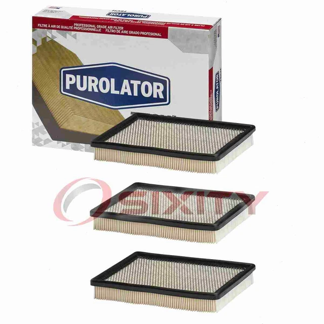 3 pc Purolator TECH TA35330 Air Filters for XA5330 XA4479 WAF1096 WA-6479 kq