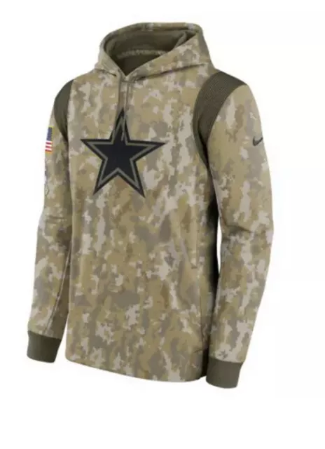 Dallas Cowboys 2022 Salute To Service Nike Olive Green Therma