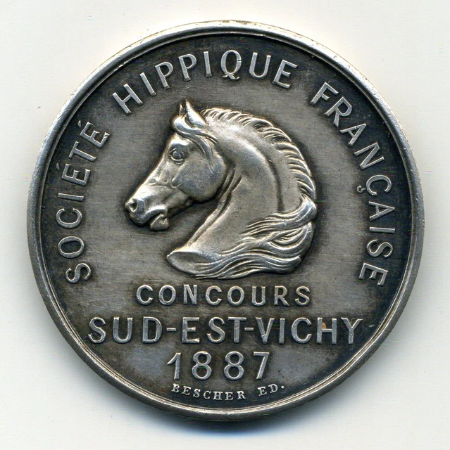 France Medaille 1887 Société Hippique Française, Concours Ouest-Nantes