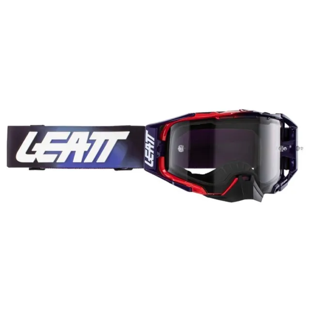2023 Leatt Velocity 6.5 Occhiali da motocross tramonto con lenti grigio chiaro adulti