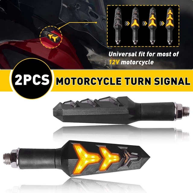 1 pair Turn Signal Light Amber LED Bulbs For Honda Rebel 250 300 450 500 New US