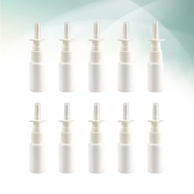 CATOR 4er Set Nasenspray Flaschen 30ml - Wiederverwendbare Sprühflaschen Zum Nachfüllen
