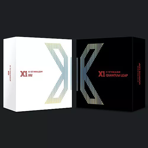 X1 FLY:QUANTUM LEAP Mini Kihno Album 2Ver SET 2Kit+2 Title&Credit Karte+22 Karte