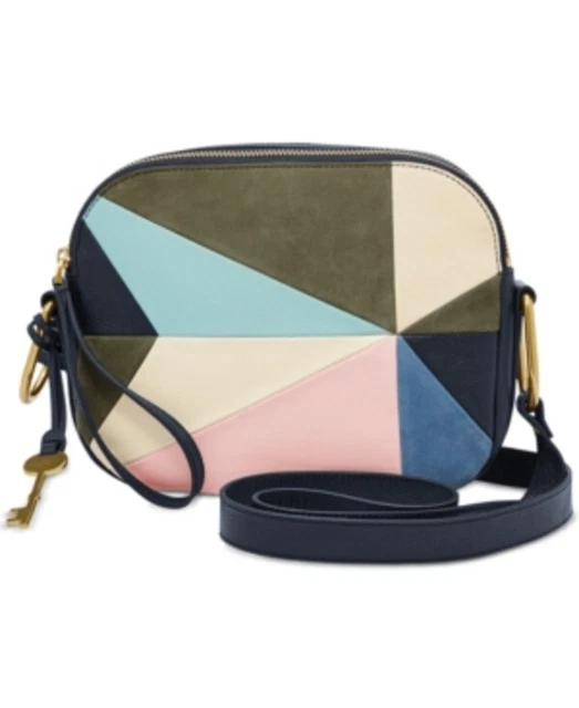 Fossil Light Patchwork Elle Patchwork Crossbody Bag