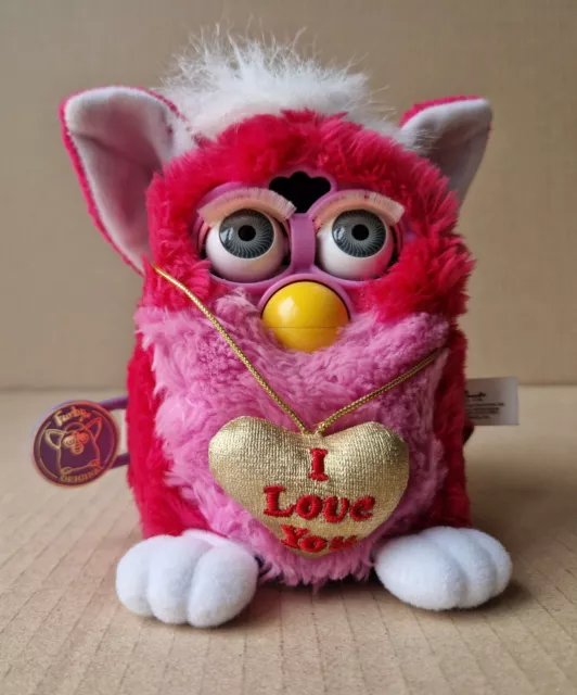 Furby Valentinstag 70-888 Limited Edition 1999 in rosa pink mit Herz I Love You