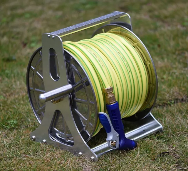 WASSERSCHLAUCHTROMMEL 60M SCHLAUCHTROMMEL Schlauchhalter Gartenschlauch