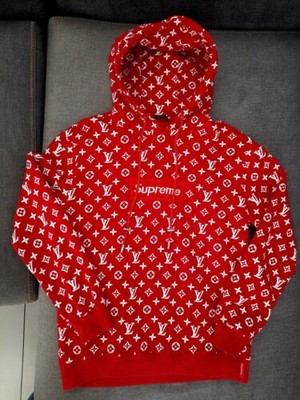 SUPREME X LOUIS Vuitton box logo Hooded 