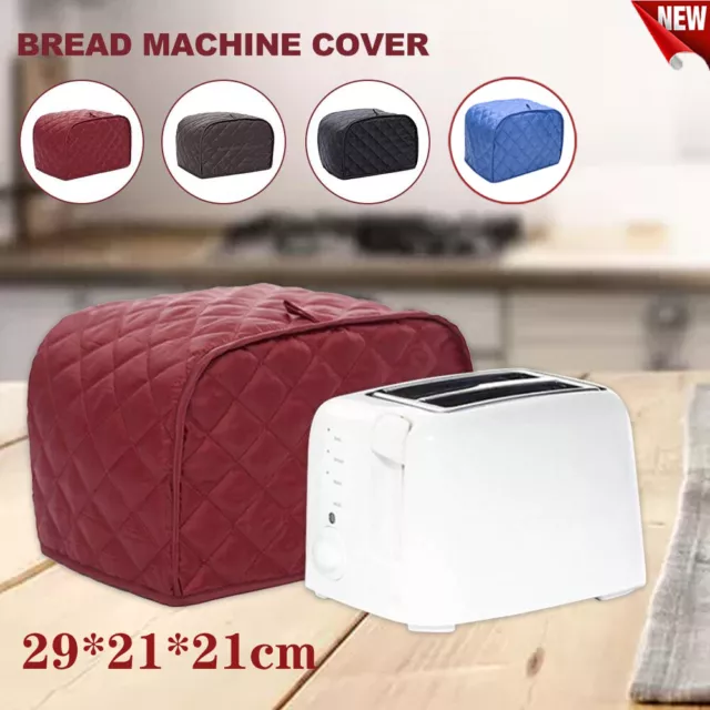 Toaster Cover 4 Slice Bread Machine Kitchen Appliance Dust Fingerprint Protect