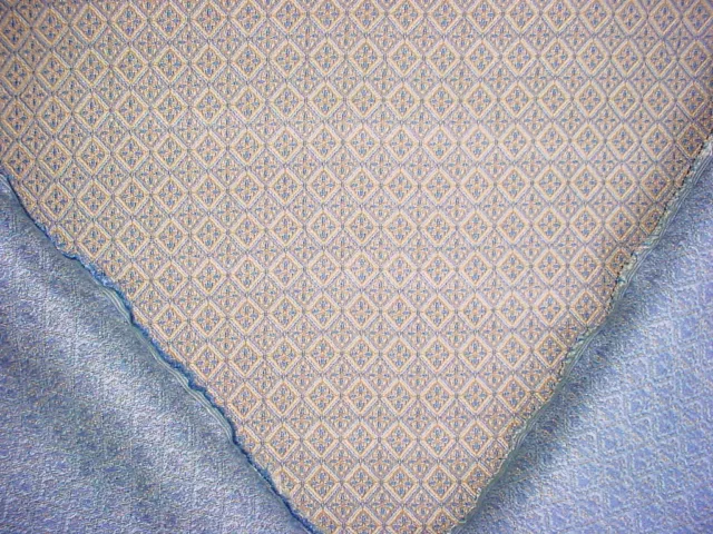 1-1/4Y Kravet Inlaid Diamond In Cerulean Chenille Upholstery Fabric 3