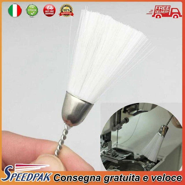 4pcs Sewing Machine Cleaning Set Screwdriver Tweezer Double-Ended Brushes Kit