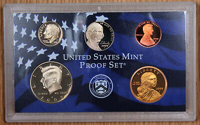 2008 S US Mint Clad Proof Set - 14 Coins - OGP 2