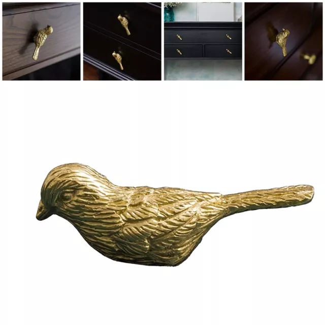 Exquisiter Messing Schrank Schubladenknauf mit Vogel Design einzigartig und eleg