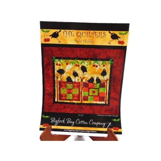 BIGFORK BAY THE Quilters Debi Hubbs Quilt Pattern Folk Art Crows