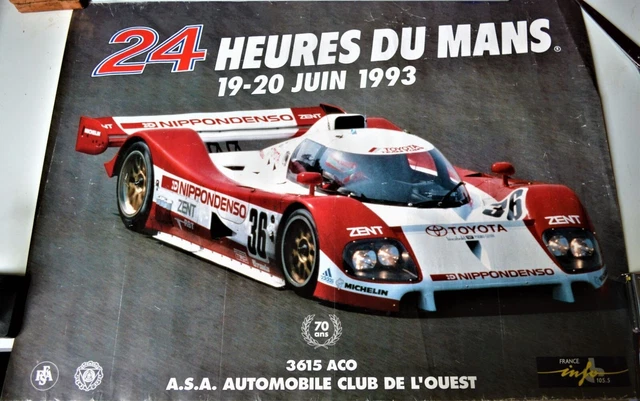 AFFICHE ORIGINALE 24 Heures Du Mans Auto 2005 EUR 8,00 - FR
