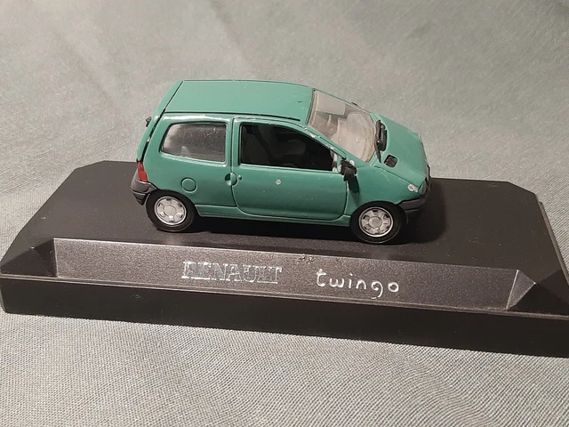 SOLIDO - Maquette Renault Twingo MK1 (1993) - Échelle 1/18 - Bleu Outre Mer - Métal - Collection 21 Turbo Gendarmerie