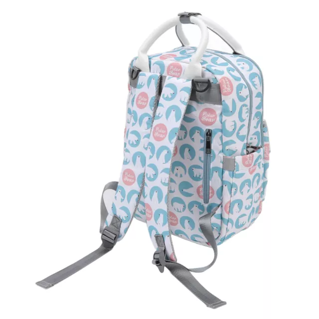 Mummy Backpack Large Capacity Waterproof Fashion Nylon Portable Baby Diaper Bag♡ 2