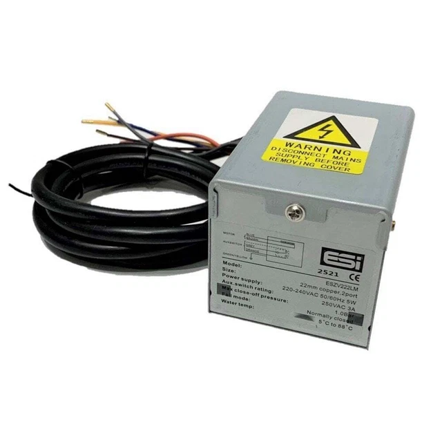 ESI REPLACEMENT ACTUATOR Head for 22mm 28mm 2 Port Zone Valves