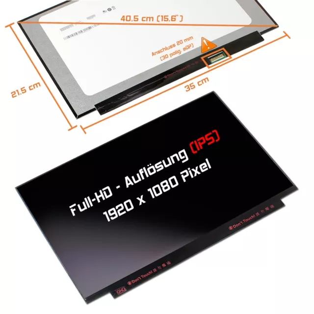 15,6" LED Display matt passend für Dell Latitude 3510 IPS Full-HD 1920x1080