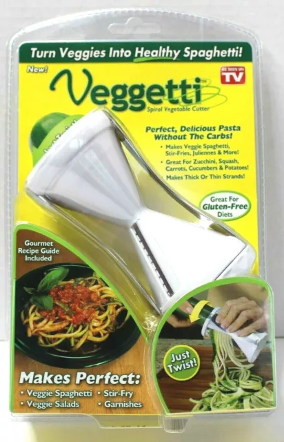 New In Package Veggetti Spiral Vegetable Slicer Cutter Makes Veggie Pasta