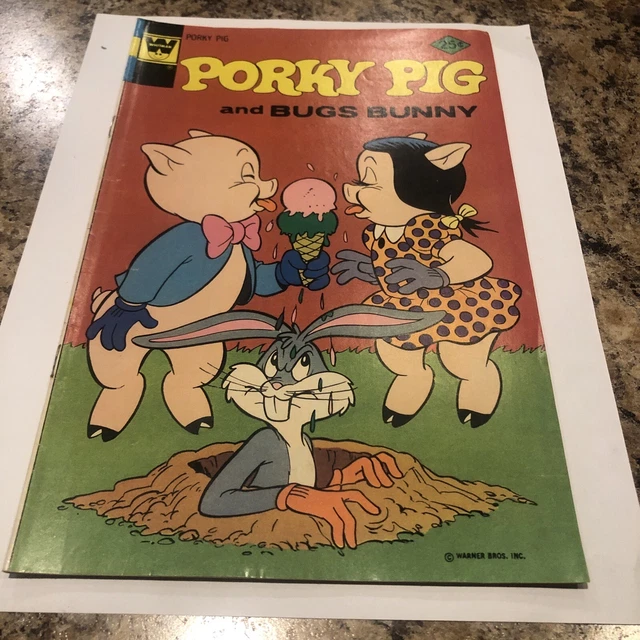PORKY PIG (AND Bugs Bunny) 68 1976 Gold Key .25 Comic Book Bronze Age