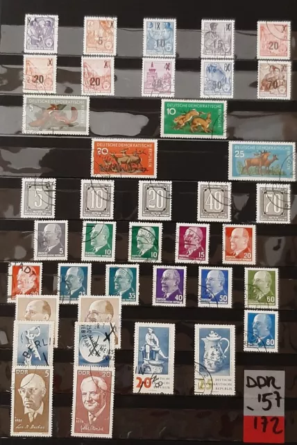 GERMANY, DDR, COLLECTION  STAMPS 1957-72  Used