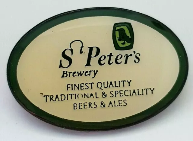 Beers & Ales St. Peters Brauerei Metall Pin Abzeichen - Bier - Männerhöhle - Pub