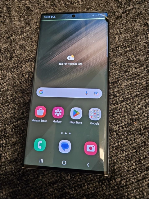 Samsung Galaxy S22 Ultra SM-S908B/DS - 128GB - Green (Unlocked) - SMASHED SCREEN