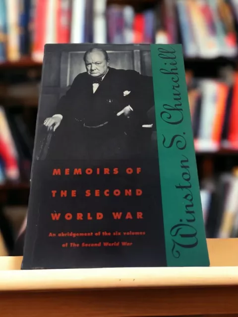 Memoirs De The Second Monde War Winston Churchill 1987 Livre de Poche VG