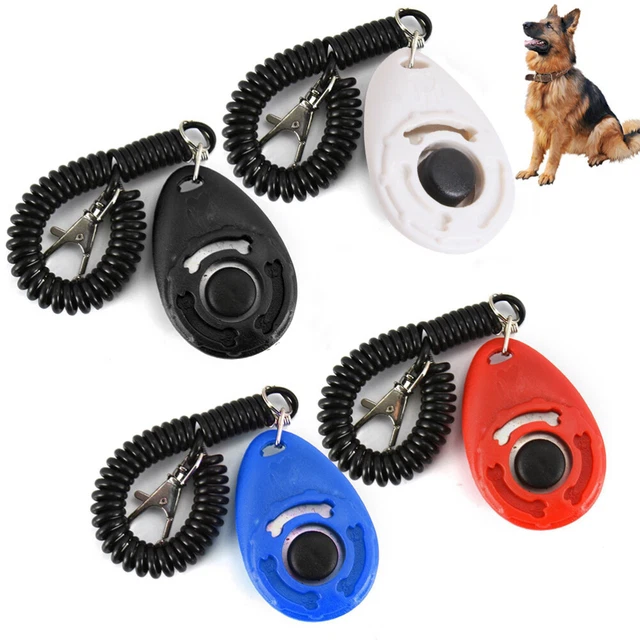 4 piezas de clicker para entrenamiento de mascotas entrenamiento de caballos entrenador de perros