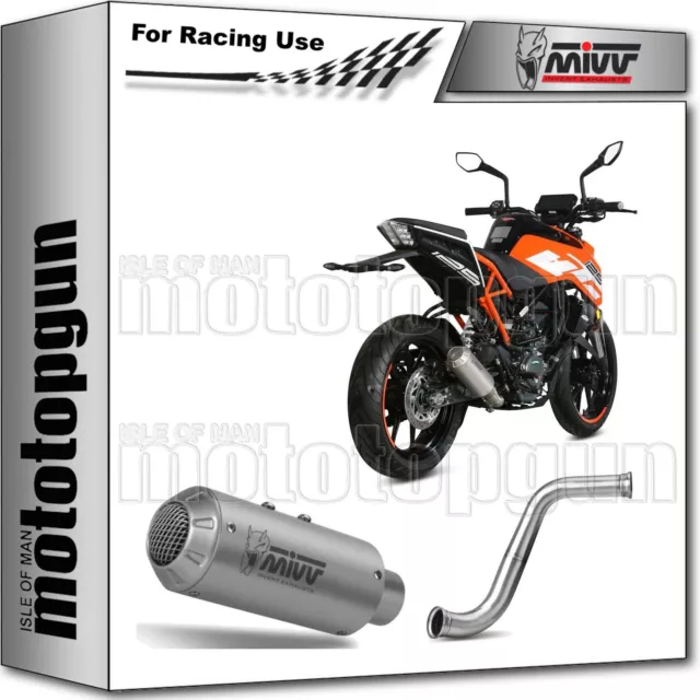 Mivv Kit Exhaust Race Mk3 Ktm 125 Duke 2017 17 2018 18 2019 19 2020 20