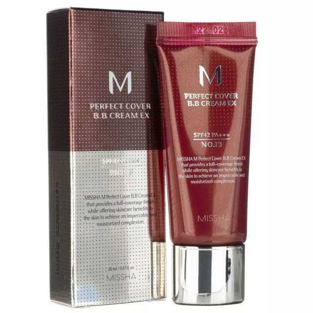 Missha M Perfect Cover BB Cream teinte Bright Beige No 13, 20 ml