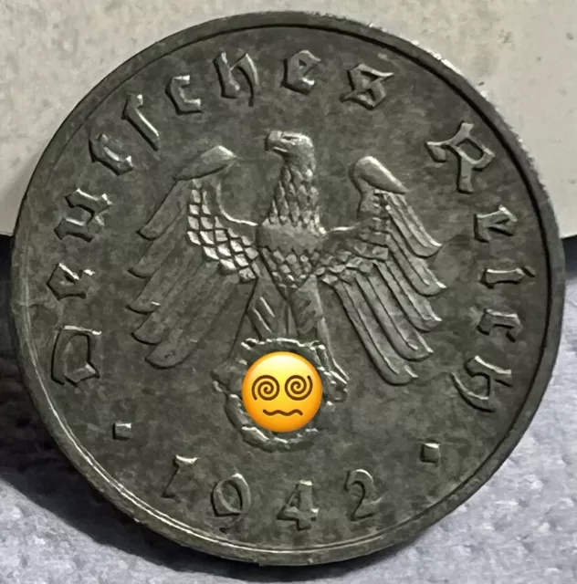 II. REICH 10 Reichspfennig 1942-F