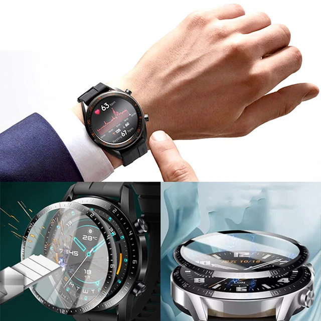 Pour Huawei Watch GT2 46mm Smartwatch Courbé Film Full Housse Écran Protector .J